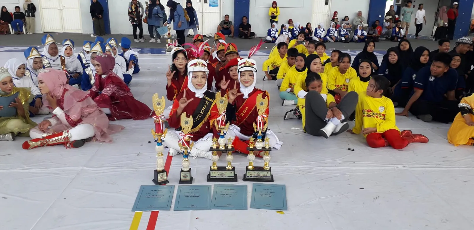 Foto : Laskar Harmony Group Dram Band Panditu SDN Pandian I Sumenep dalam Kejuaraan Provinsi Persatuan Drum Band Indonesia (Kejurprov PDBI) Jawa Timur