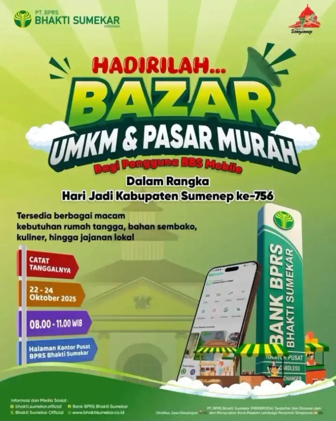 BPRS Bhakti Sumekar Gelar Bazar UMKM dan Pasar Murah, Meriahkan Hari Jadi Sumenep ke-756 (Ilustrasi)